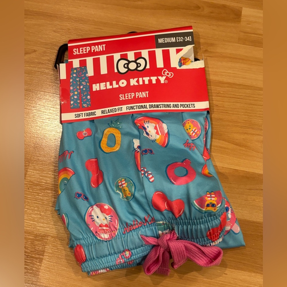 5/$25 Hello Kitty Turquoise‎ Pajama Bottoms